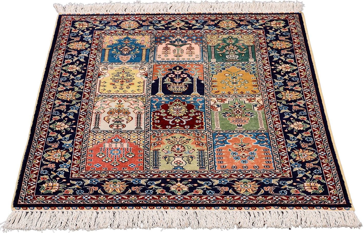 Orientteppich Hereke 62 x 94 cm Seide handgeknüpft