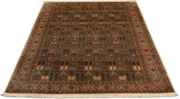Orientteppich Kashmir 180 x 270 cm Seide handgeknüpft fein