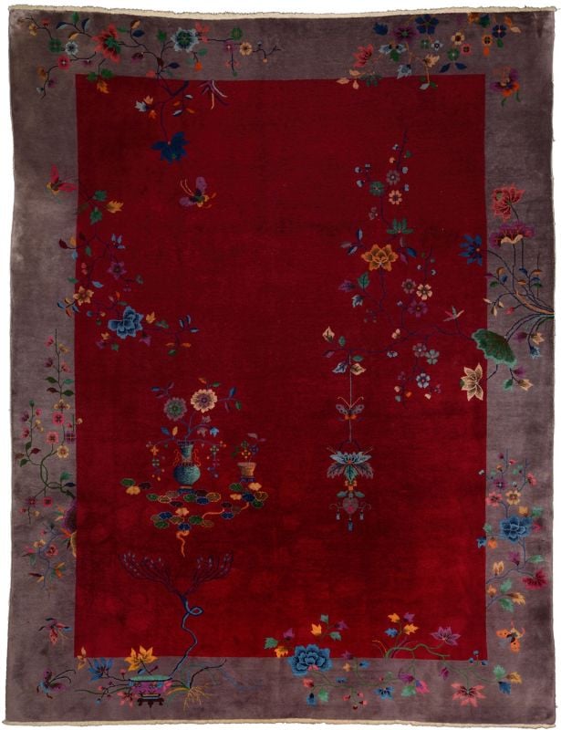 Orientteppich Peking 270 x 348 cm Schurwolle handgeknüpft antik