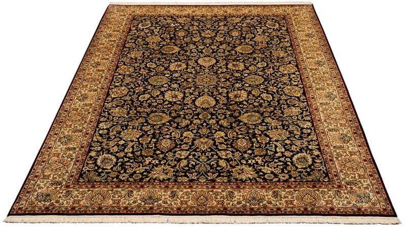 Orientteppich Kashmir 182 x 270 cm Seide handgeknüpft edel