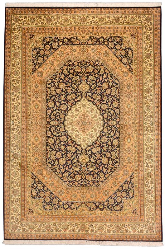 Orientteppich Kashmir 171 x 252 cm Seide handgeknüpft