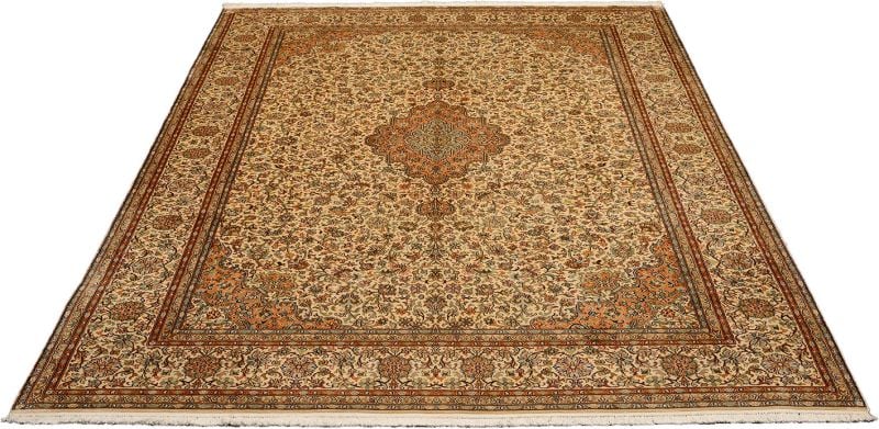 Orientteppich Kashmir 213 x 310 cm Seide handgeknüpft