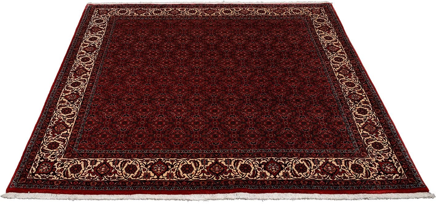 Perserteppich Bidjar 208 x 214 cm Schurwolle Seide handgeknüpft
