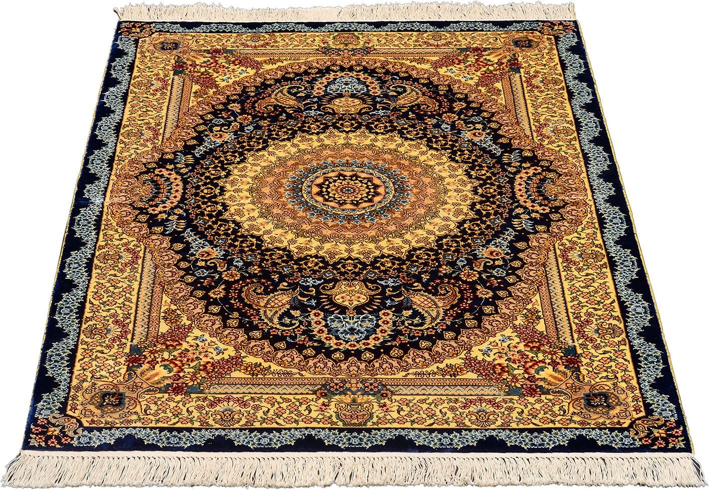 Orientteppich Hereke 95 x 140 cm Seide handgeknüpft