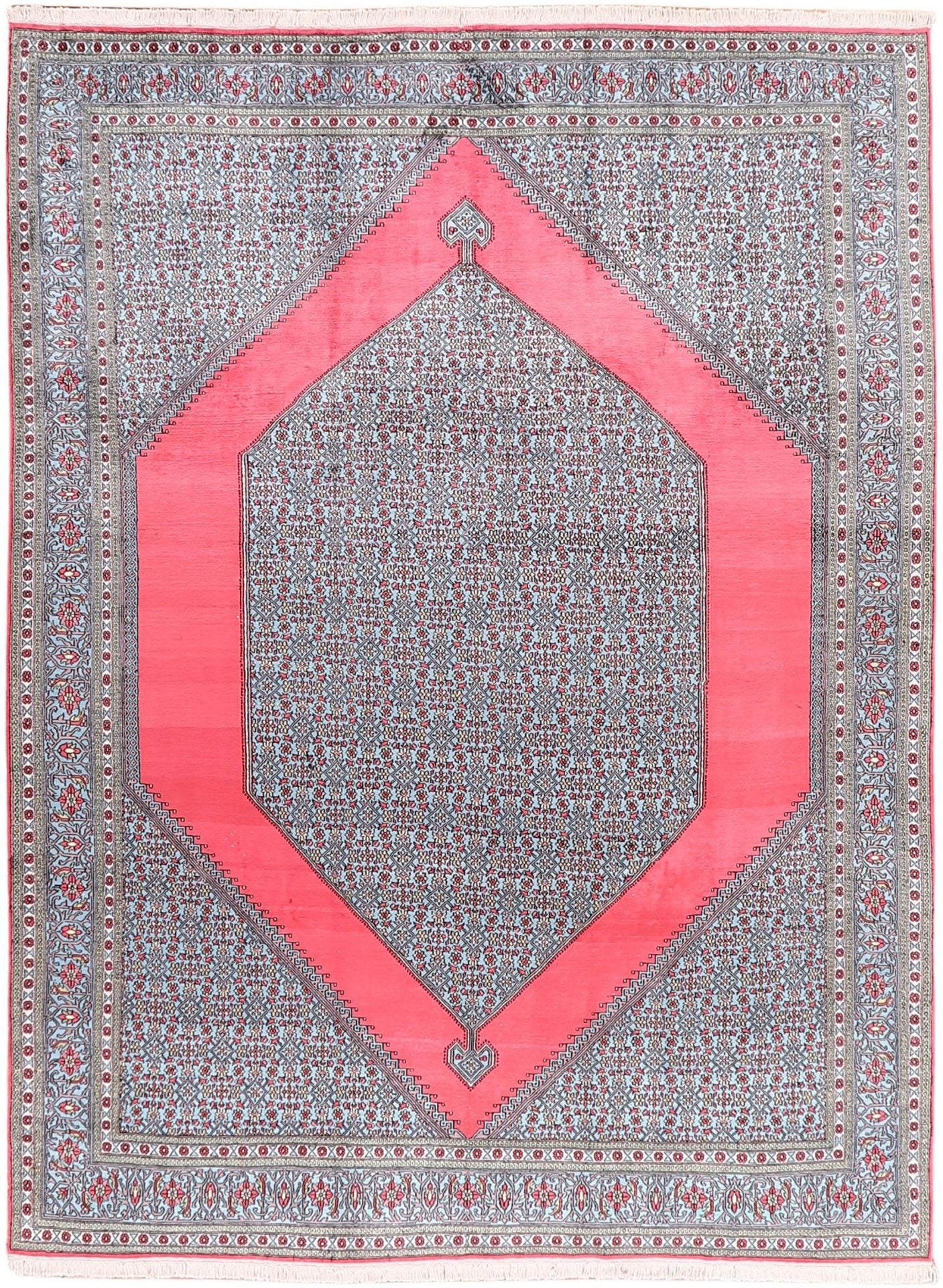 Orientteppich Kashmir 245 x 326 cm Seide handgeknüpft
