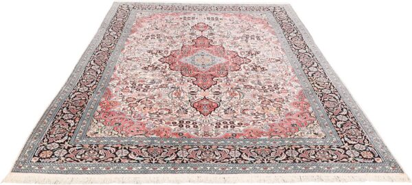 Orientteppich Kaschmir 245 x 335 cm Seide handgeknüpft Luxus
