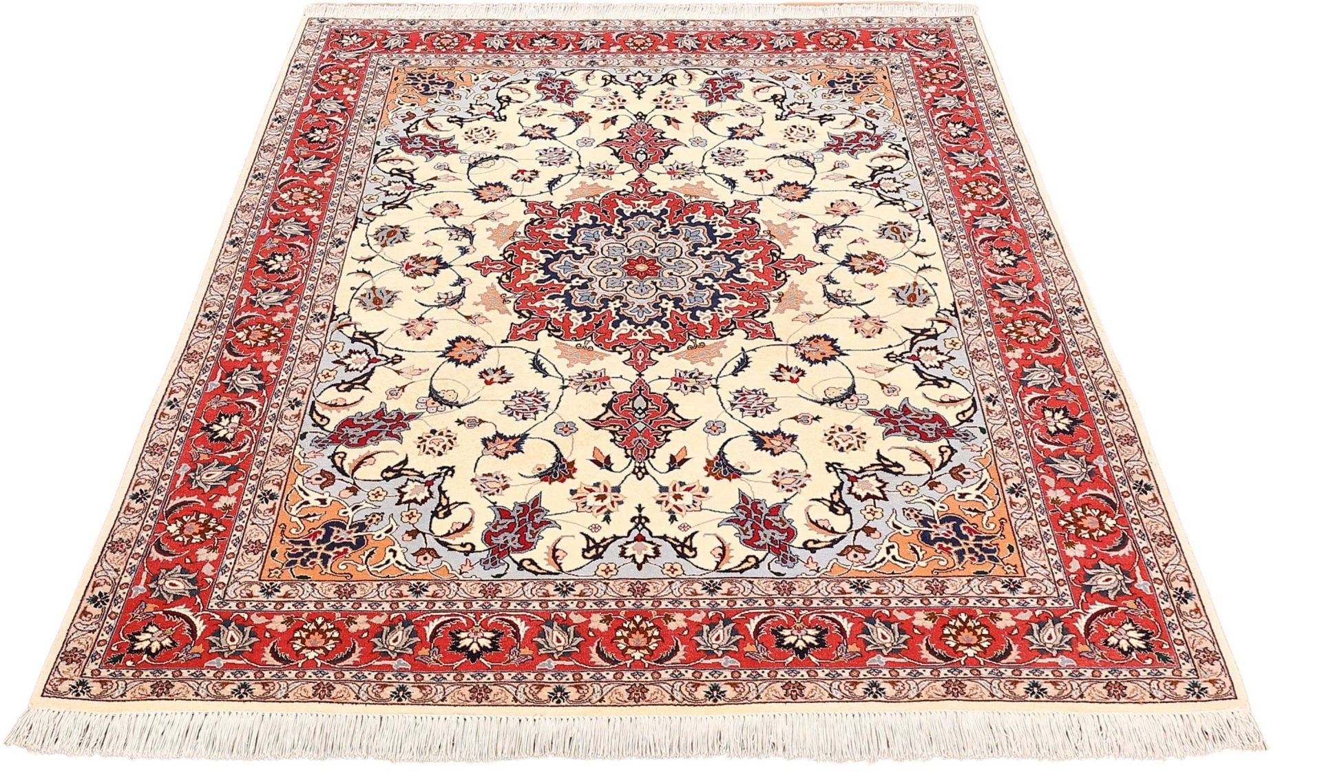 Perserteppich Täbriz 155 x 215 cm Schurwolle - Seide handgeknüpft