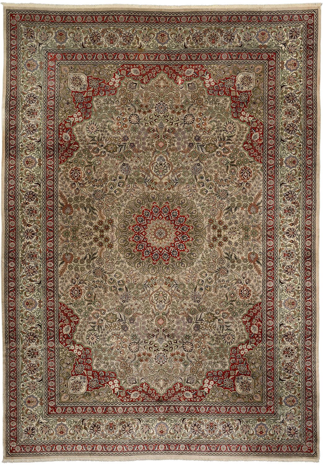 Orientteppich Hereke 179 x 244 cm Seide handgeknüpft