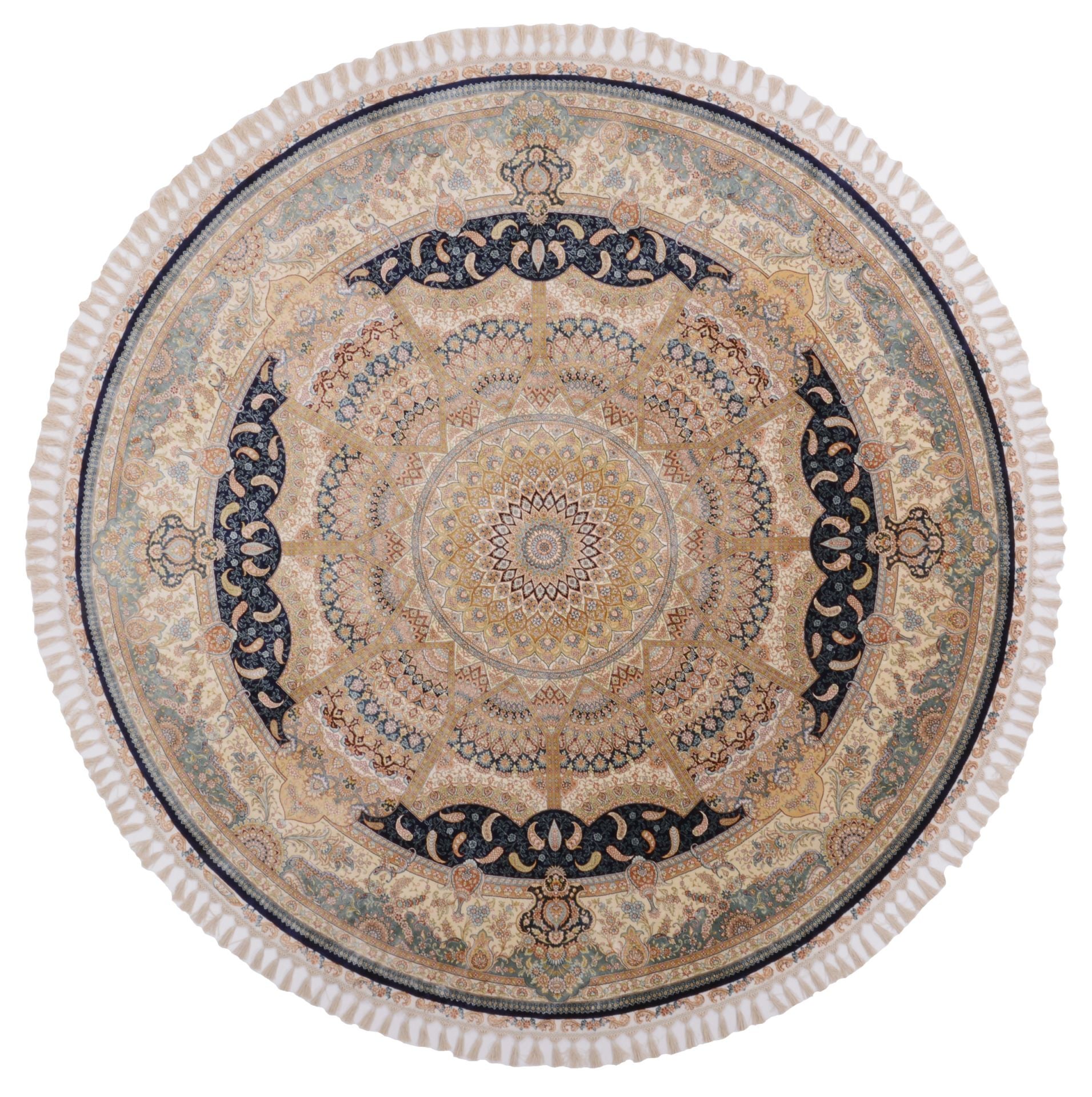 Orientteppich Hereke 248 x 248 cm Seide handgeknüpft