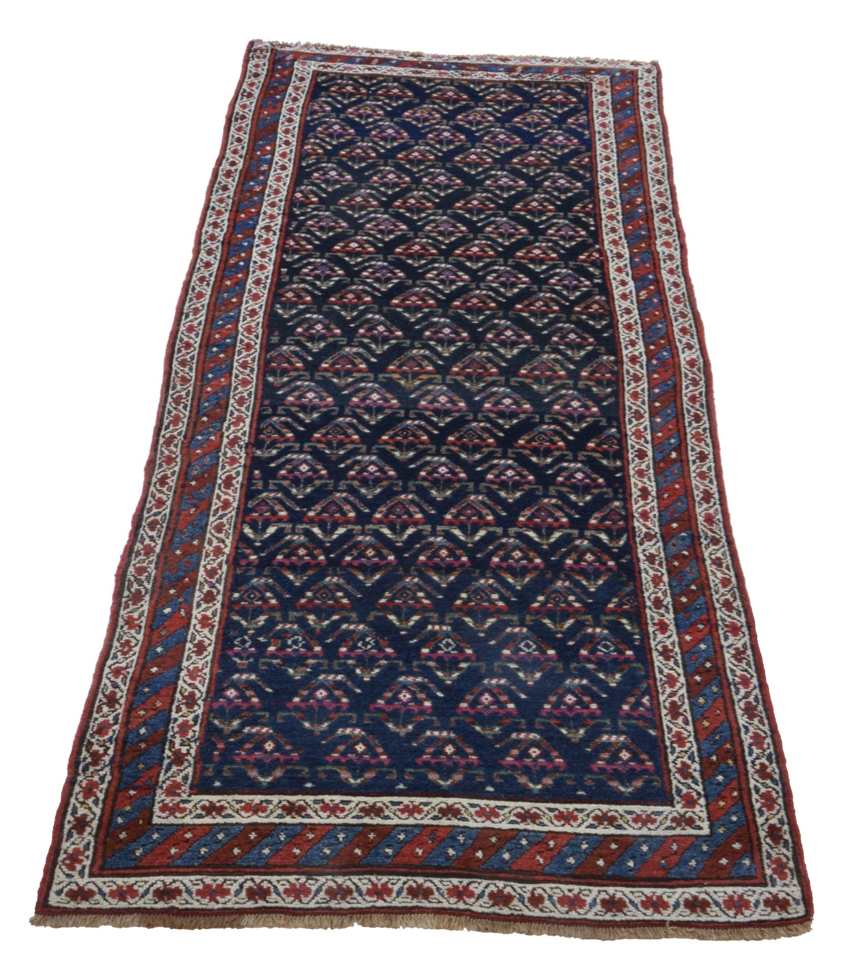 Orientteppich Shirwan 104 x 295 cm Schurwolle handgeknüpft antik