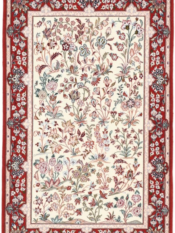 Perserteppich Teppich Ankauf Schwaz 6130 – Professioneller Fachexperte & Sofortzahlung – Handgeknüpfter Orientteppich Perserteppich Isfahan 80 x 128 cm Schurwolle Seide handgeknüpft