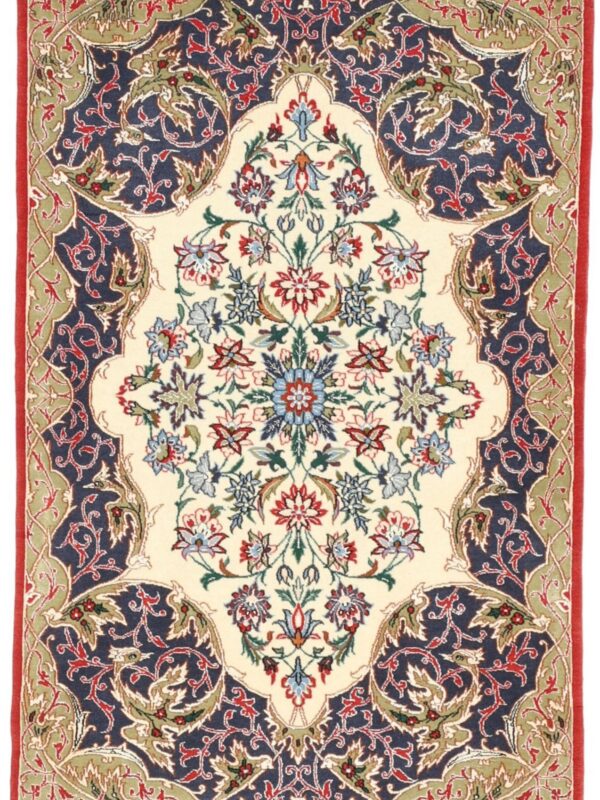 Perserteppich Teppich Ankauf Baden 2500 – Professioneller Fachexperte & Sofortzahlung – Handgeknüpfter Orientteppich Perserteppich Isfahan 71 x 103 cm Schurwolle-Seide handgeknüpft