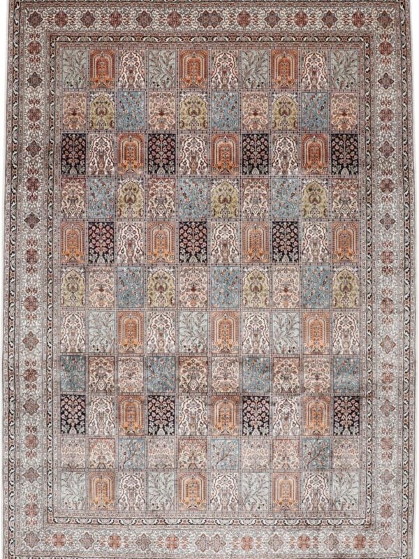 Orientteppich Dornbirn 6850 – Professioneller Fachexperte & Sofortzahlung – Handgeknüpfter Orientteppich Orientteppich Kashmir 247 x 349 cm Seide handgeknüpft persisch