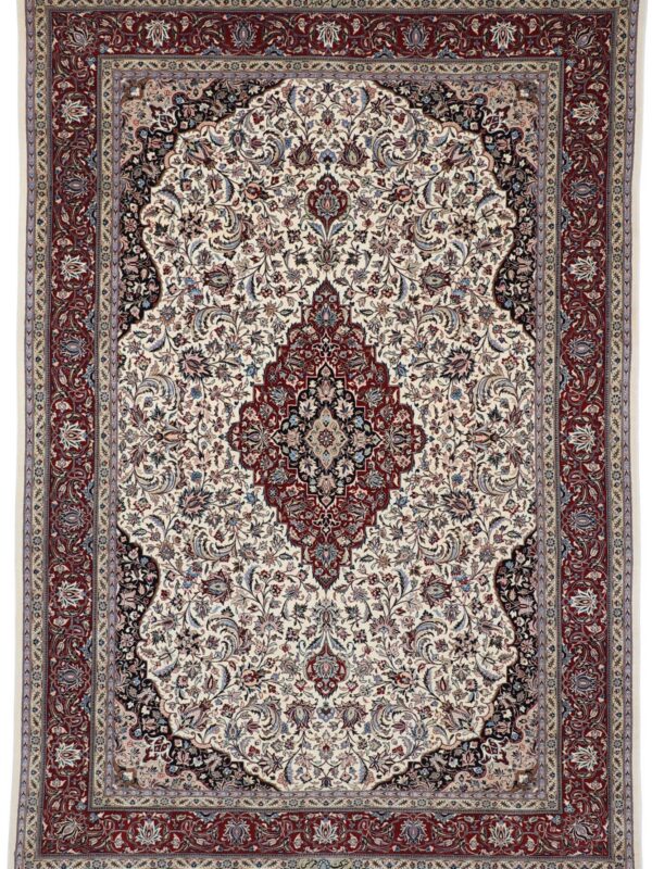 Teppich Ankauf Ried im Innkreis 4910 – Professioneller Fachexperte & Sofortzahlung – Handgeknüpfter Orientteppich Perserteppich Isfahan 172 x 247 cm Schurwolle-Seide handgeknüpft