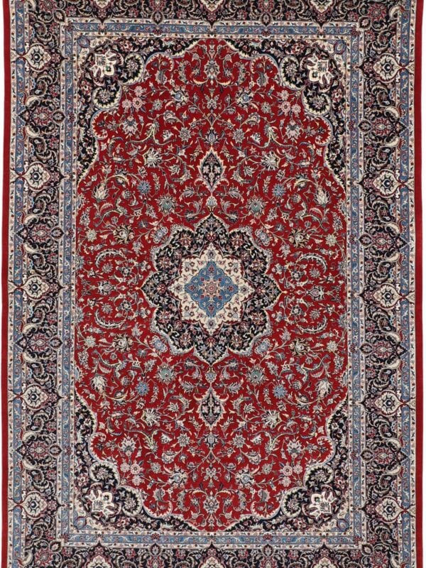 Teppich Ankauf Braunau 5280 – Professioneller Fachexperte & Sofortzahlung – Handgeknüpfter Orientteppich Perserteppich Isfahan 170 x 255 cm Schurwolle-Seide handgeknüpft