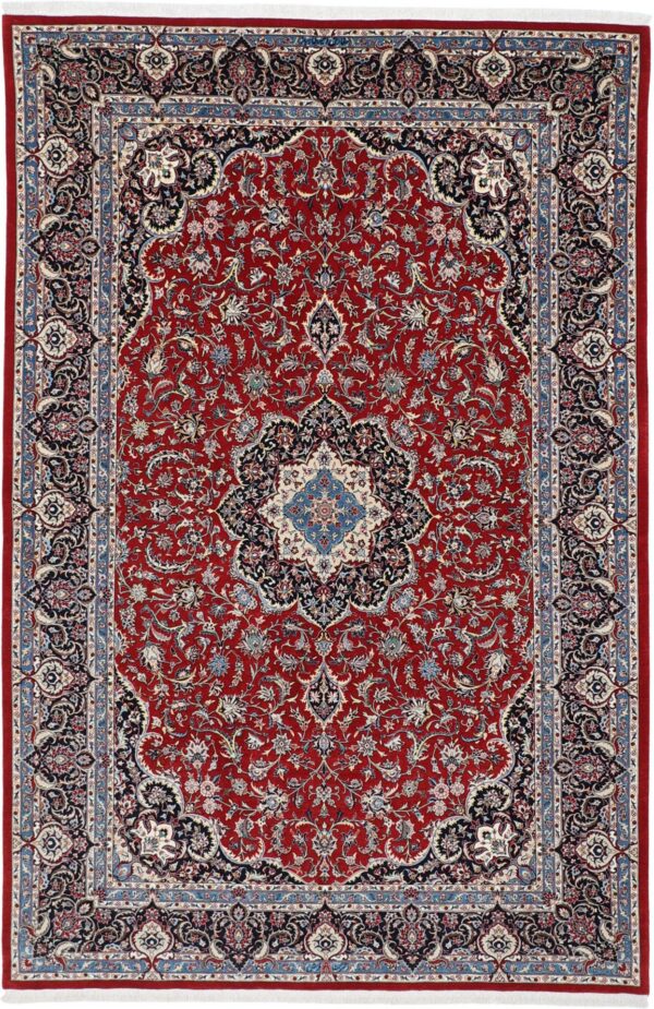 Perserteppich Isfahan 170 x 255 cm Schurwolle-Seide handgeknüpft