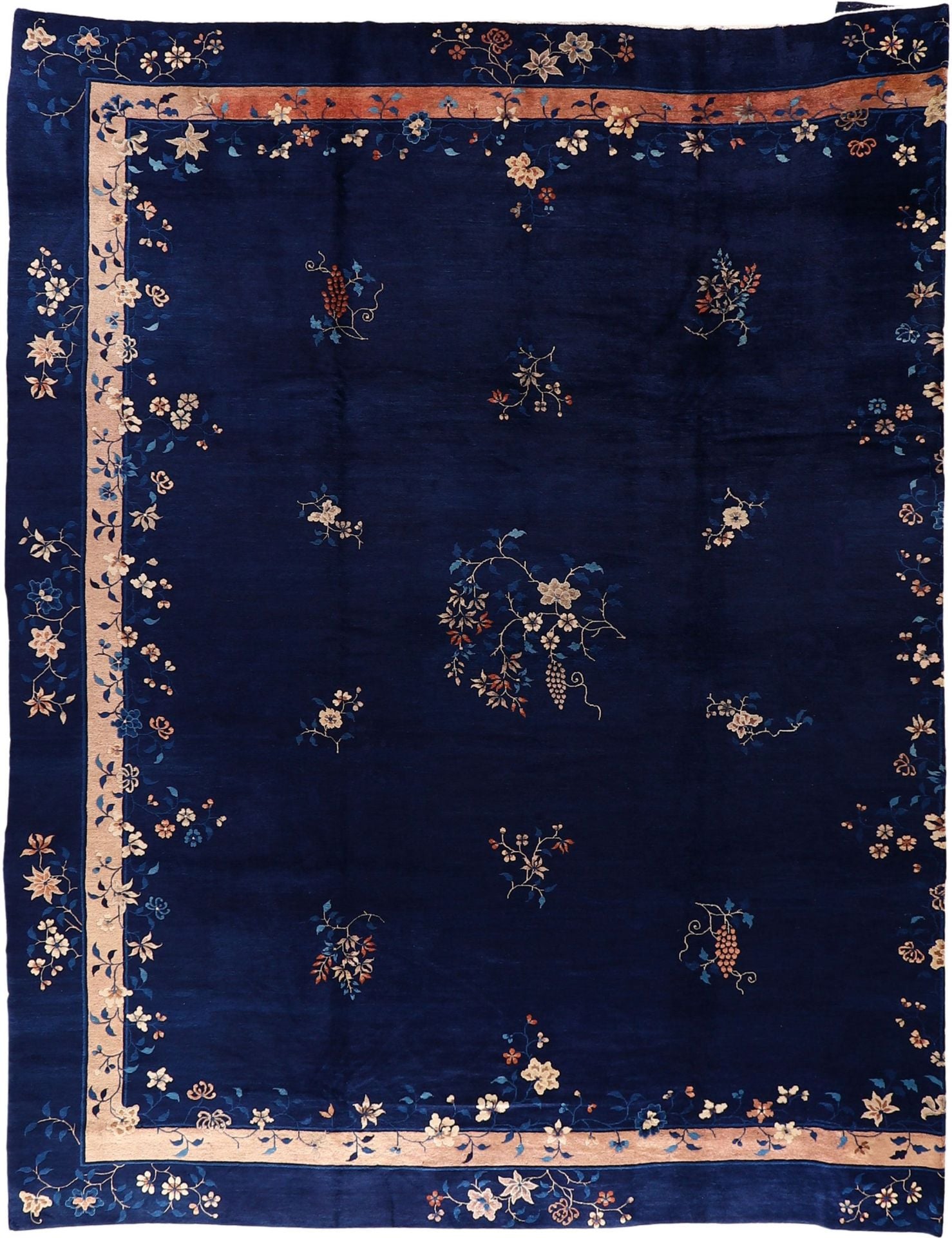 Orientteppich Peking 370 x 440 cm Seide handgeknüpft