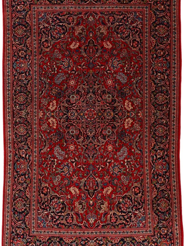 Teppichreparatur Hamburg 20095 – Teppichwäscherei & Teppichreparatur – Professioneller Biologische Wäsche in Wien - Österreich & Europa – Handgeknüpfter Orientteppich Perserteppich Kashan 127 x 210 cm Schurwolle Handgeknüpft