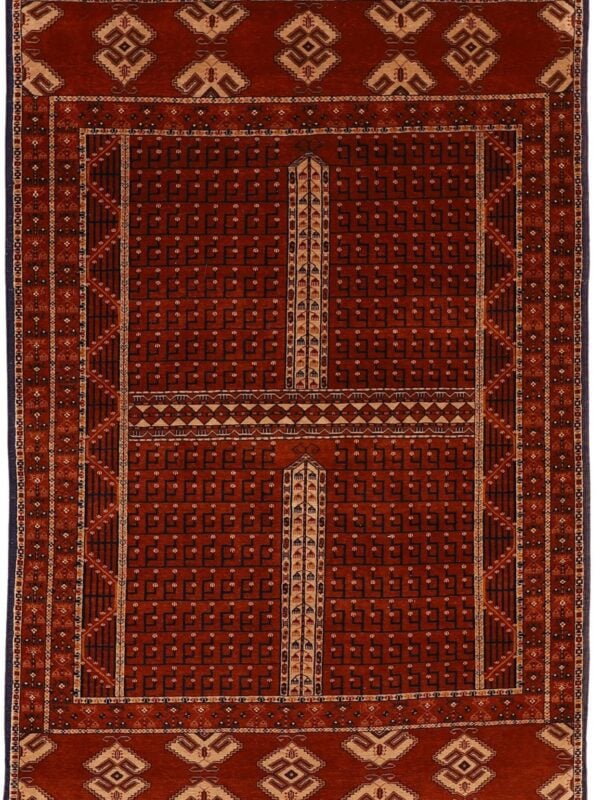 Orientteppich Wels 4600 – Professioneller Fachexperte & Sofortzahlung – Handgeknüpfter Orientteppich Orientteppich Afghan 123 x 179 cm Seide handgeknüpft antik
