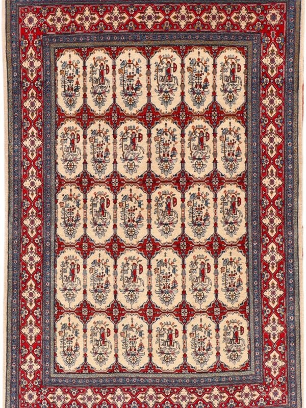 Teppich Ankauf Mödling 2340 – Professioneller Fachexperte & Sofortzahlung – Handgeknüpfter Orientteppich Perserteppich Kashan 134 x 202 cm Schurwolle handgeknüpft antik