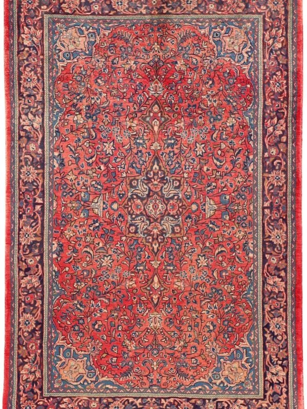 Orientteppich Kitzbühel 6370 – Professioneller Fachexperte & Sofortzahlung – Handgeknüpfter Orientteppich Perserteppich Sarough 125 x 195 cm Schurwolle handgeknüpft
