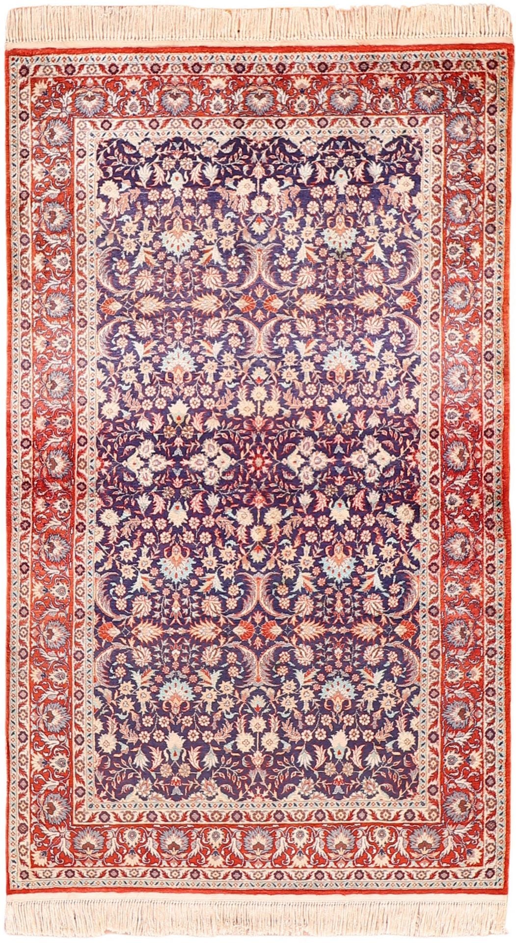 Orientteppich Peking 105 x 146 cm Seide handgeknüpft