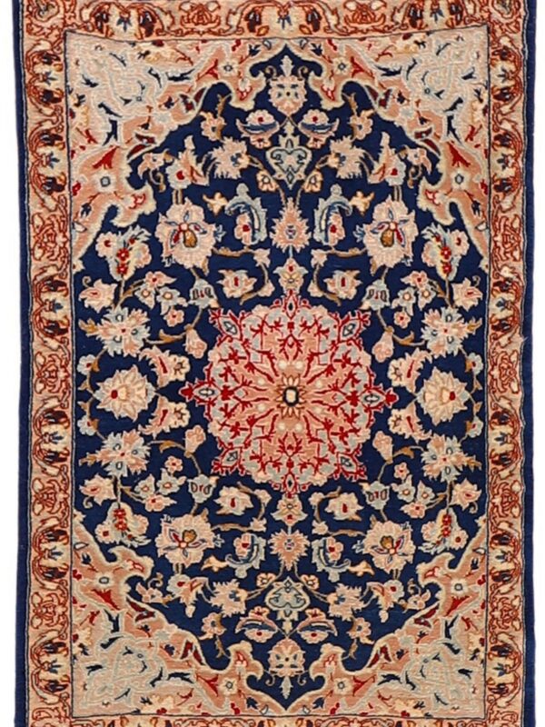 Teppich Ankauf Freistadt 4240 – Professioneller Fachexperte & Sofortzahlung – Handgeknüpfter Orientteppich Perserteppich Isfahan 58 x 85 cm Schurwolle-Seide handgeknüpft
