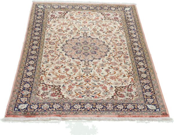 Perserteppich Ghom 75 x 122 cm Seide handgeknüpft