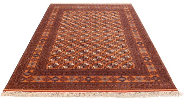 Perserteppich Turkmen 202 x 305 cm Schurwolle handgeknüpft