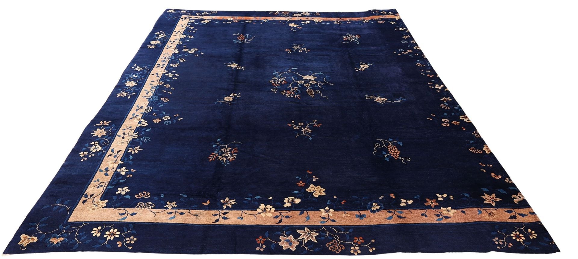 Orientteppich Peking 370 x 440 cm Seide handgeknüpft
