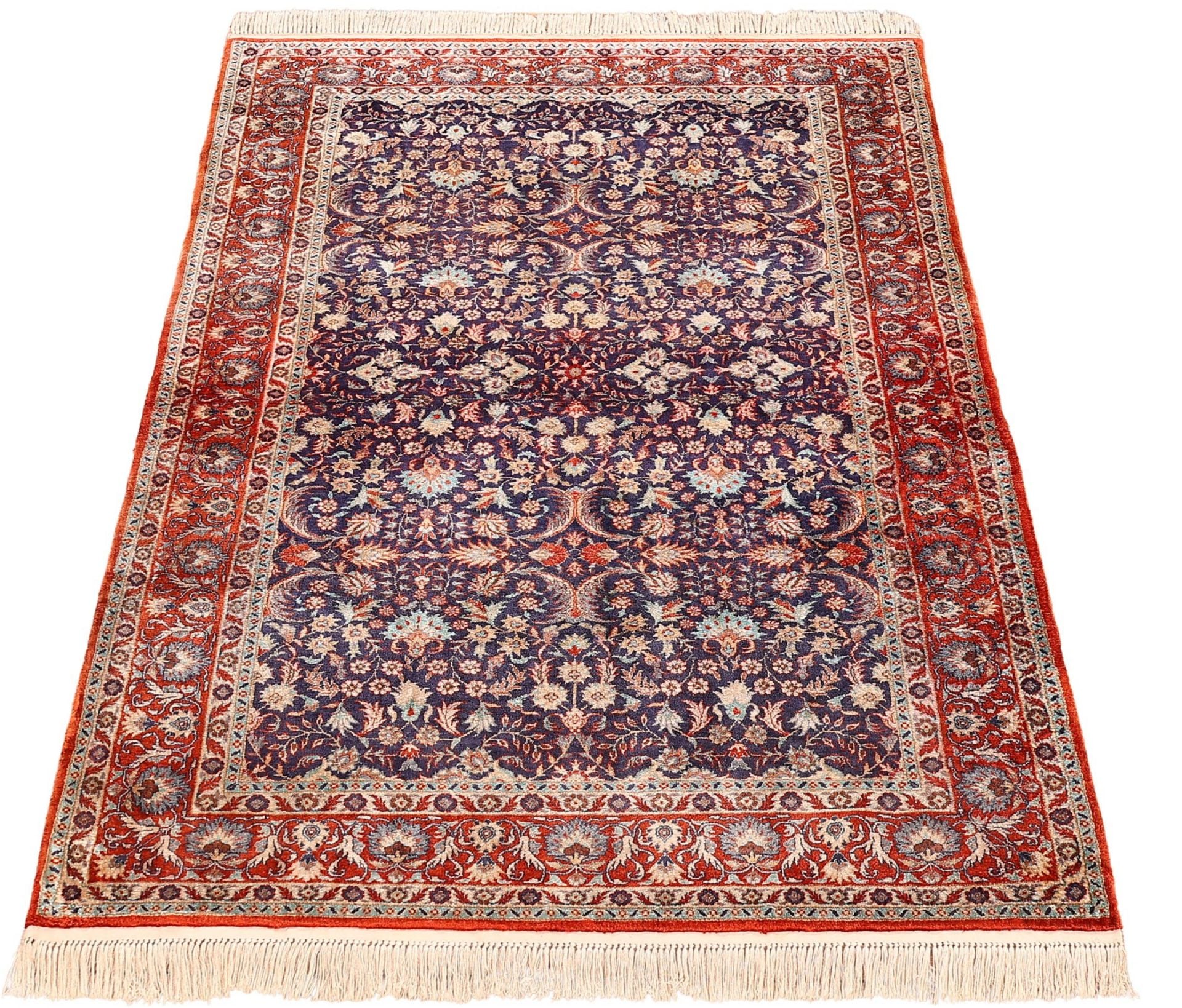 Orientteppich Peking 105 x 146 cm Seide handgeknüpft