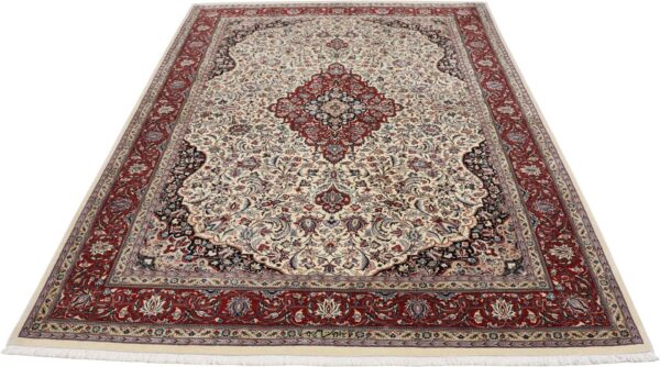 Perserteppich Isfahan 175 x 245 cm Schurwolle Seide handgeknüpft