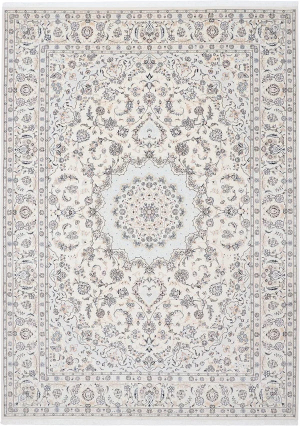 Perserteppich Nain 255 x 350 cm Schurwolle und Seide handgeknüpft