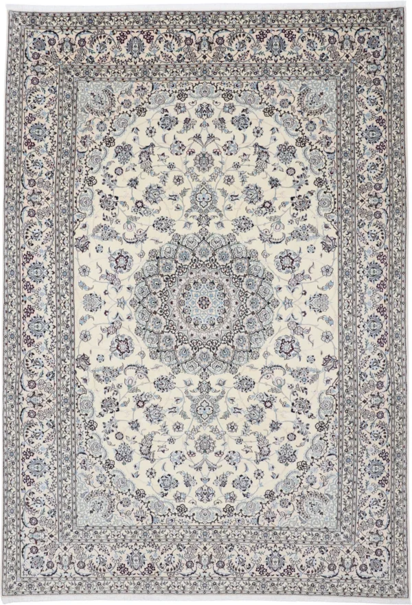Perserteppich Nain 247 x 354 cm Schurwolle und Seide Handgeknüpft