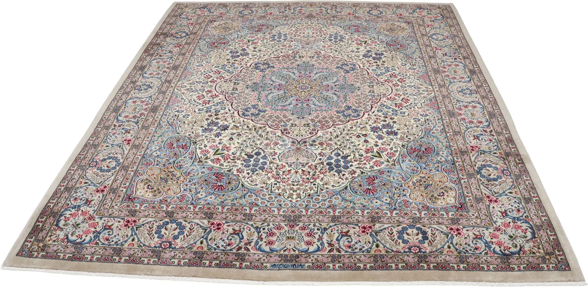Perserteppich Kirman 248 x 300 cm Schurwolle handgeknüpft