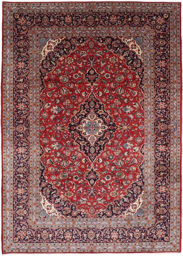 Perserteppich Kashan 250 x 345 cm Schurwolle handgeknüpft Neu