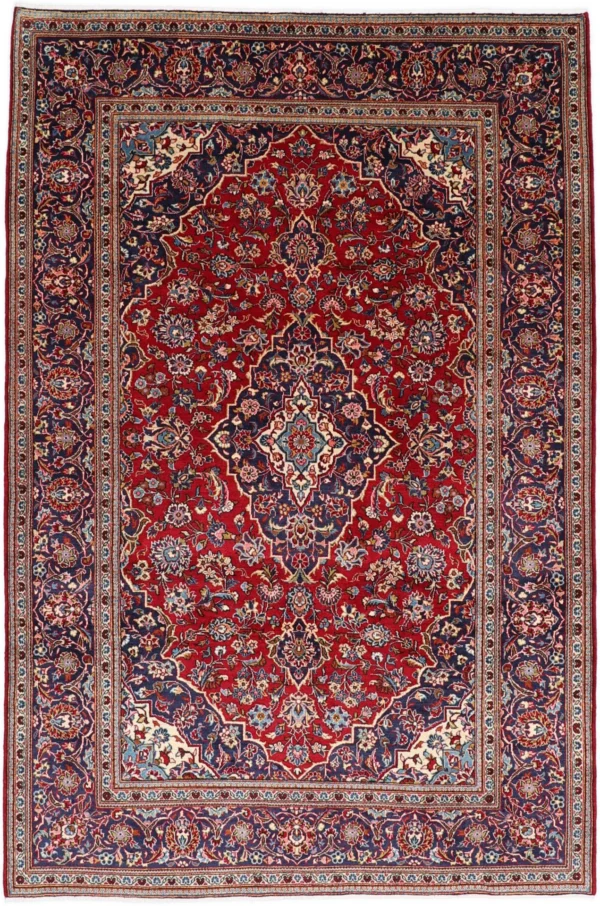 Perserteppich Kashan 200 x 300 cm Schurwolle handgeknüpft neu