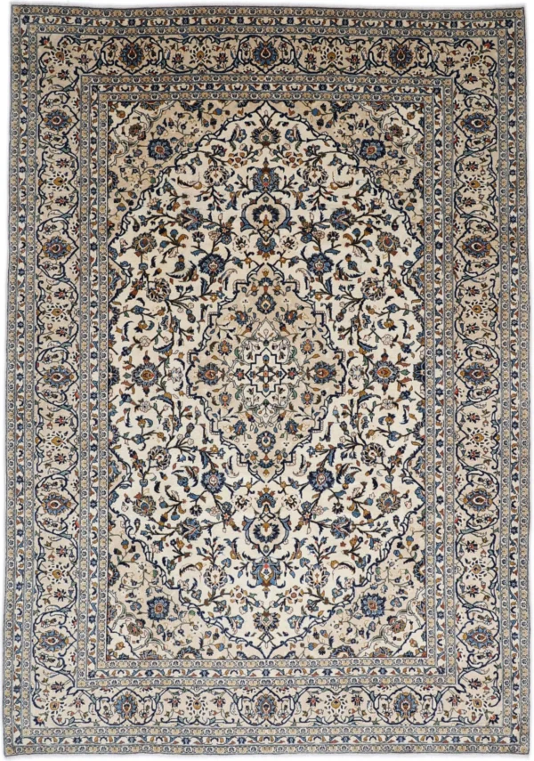 Perserteppich Kashan 243 x 348 cm Schurwolle handgeknüpft
