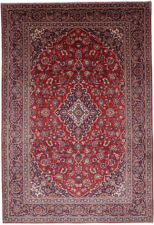 Perserteppich Kashan 250 x 370 cm Schurwolle handgeknüpft