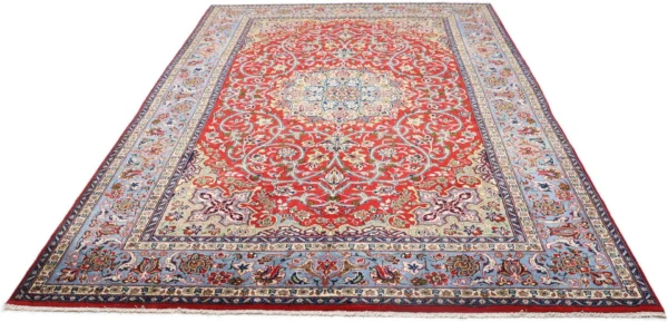 Perserteppich Isfahan 212 x 324 cm Schurwolle handgeknüpft fein