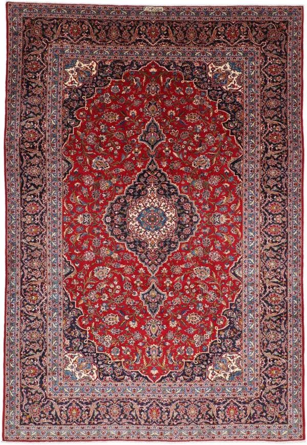 Perserteppich Kashan 260 x 380 cm Schurwolle handgeknüpft Neu