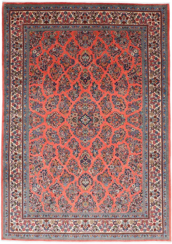Perserteppich Sarough 247 x 350 cm Schurwolle handgeknüpft
