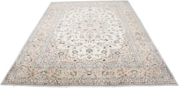 Perserteppich Kashan 245 x 345 cm Schurwolle handgeknüpft