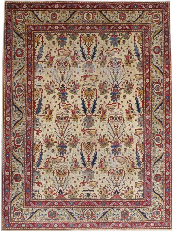 Perserteppich Täbriz 248 x 335 cm Schurwolle handgeknüpft