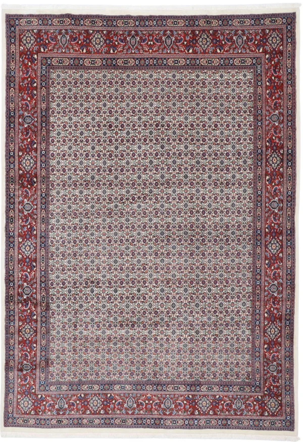 Perserteppich Moud 206 x 293 cm Schurwolle handgeknüpft floral