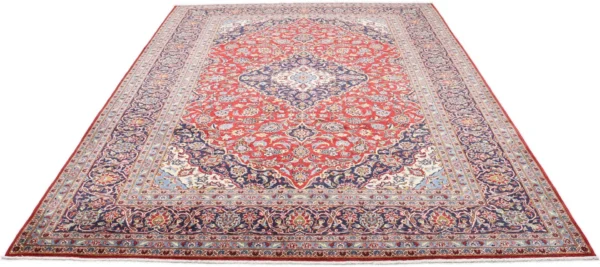 Perserteppich Kashan 255 x 345 cm Schurwolle handgeknüpft Neu