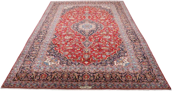 Perserteppich Kashan 260 x 380 cm Schurwolle handgeknüpft Neu