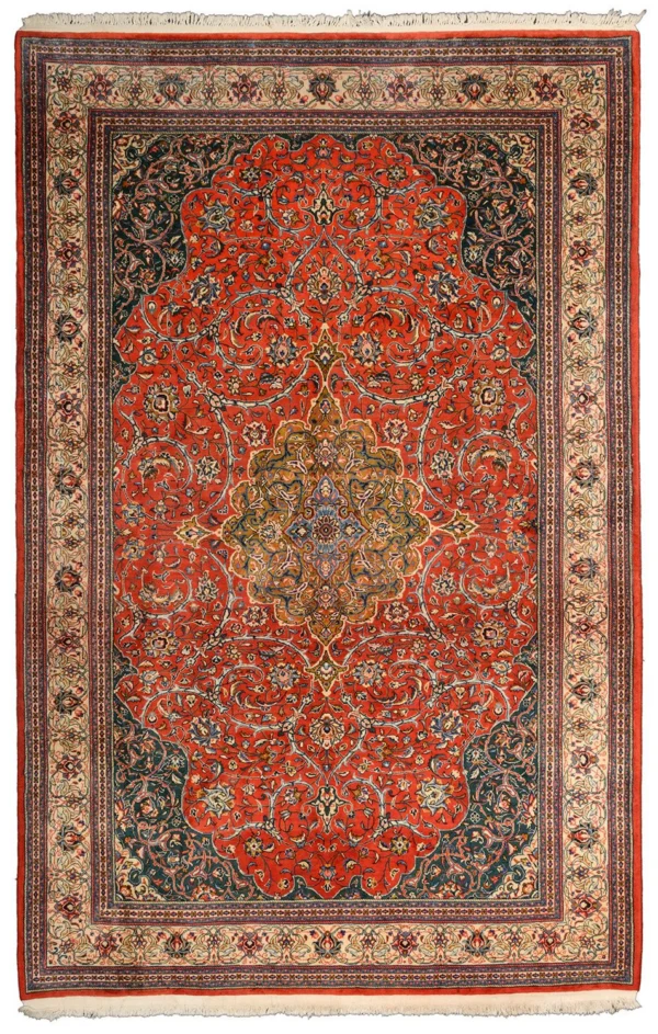 Perserteppich Sarough 219 x 323 cm Schurwolle handgeknüpft
