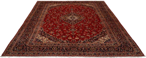 Perserteppich Kashan 308 x 372 cm Schurwolle handgeknüpft