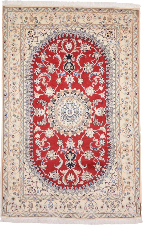 Perserteppich Nain 209 x 311 cm Schurwolle handgeknüpft
